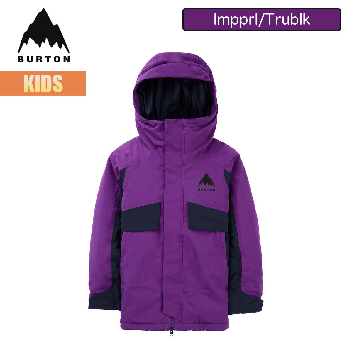 バートン スノーボードウェア キッズ ジャケット 25-26 Burton アスカトニー 2レイヤー W26JP-243121 Kids' Burton Ascutney 2-Layer Jacket スノーボードジャケット スノボ 子供 ユース 正規品