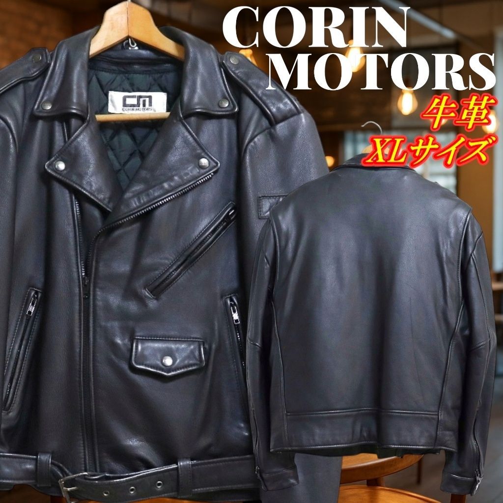 CORIN MOTORS コーリンモータース 牛革 ライナー付き ダブル