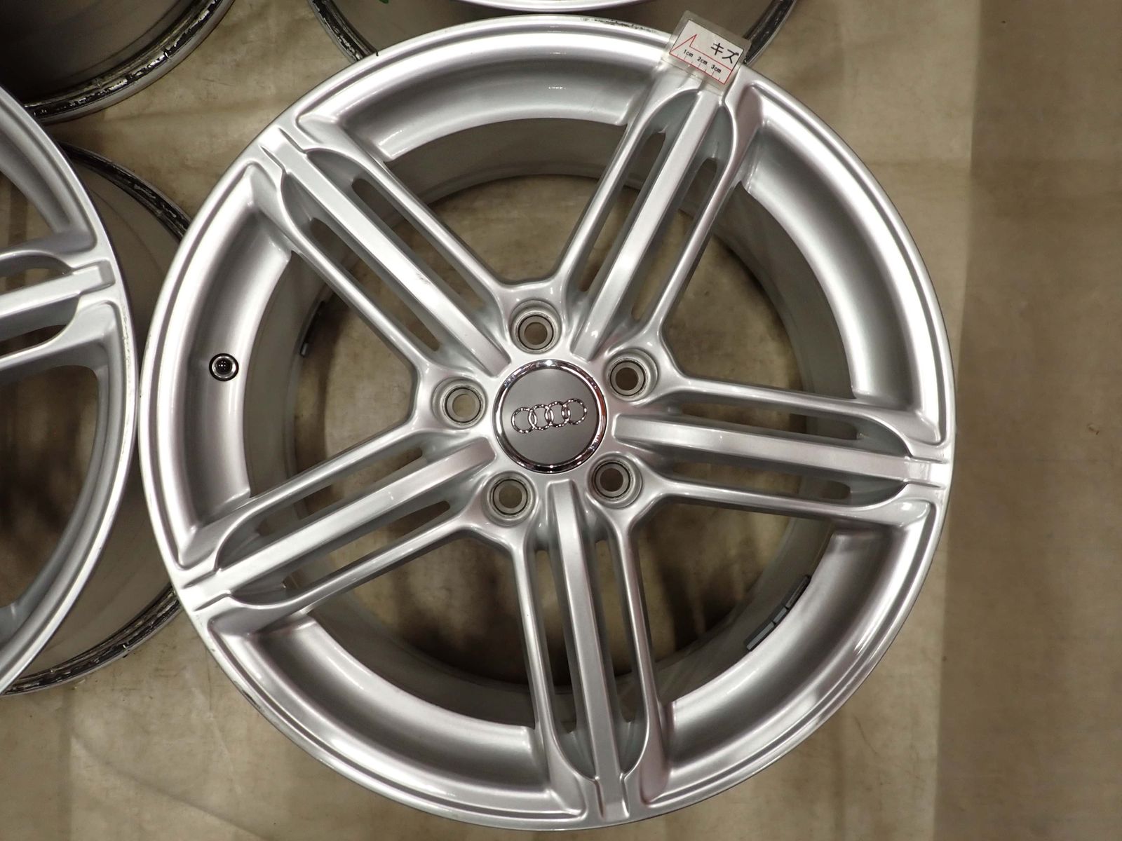 4本SET 会社宛 送料無料 17×8J アウディ 純正 アルミ ホイール 5穴 PCD