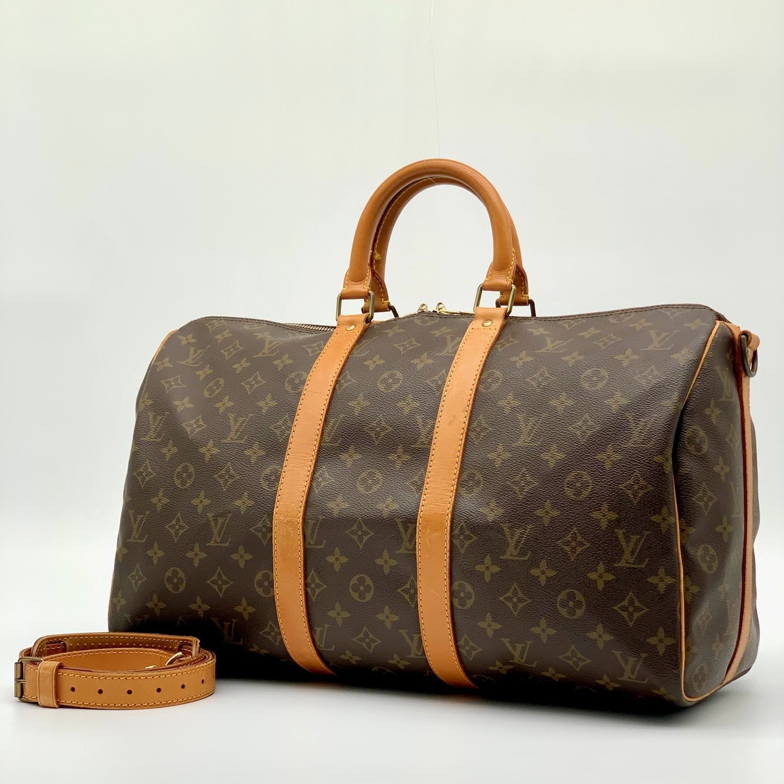 LOUIS VUITTON キーポル・バンドリエール45 モノグラム ボストンバッグ 【状態ランク：S】