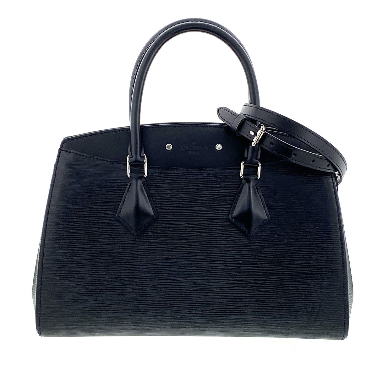 LOUIS VUITTON ルイ・ヴィトン スフロ MM ハンドバッグ M94375 レディース エピレザー ブラック 中古