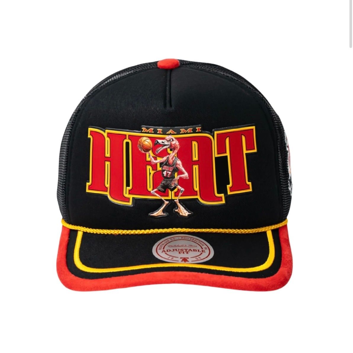 LRG × Mitchell & Ness × NBA HEAT SNAPBACK HAT l4t8mhjxx エルアールジー ミッチェルアンドネス ヒート メッシュキャップ