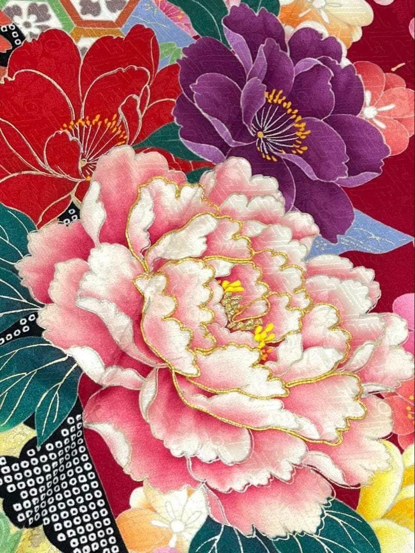 振袖 金駒 金彩 紋意匠 身丈168cm MO3181 - メルカリ