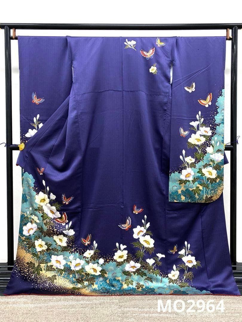 振袖 豪華 蝶 金彩 身丈171cm MO2964 - メルカリ