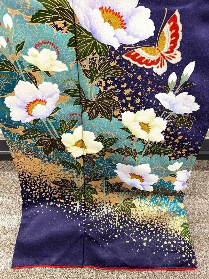 振袖 豪華 蝶 金彩 身丈171cm MO2964 - メルカリ