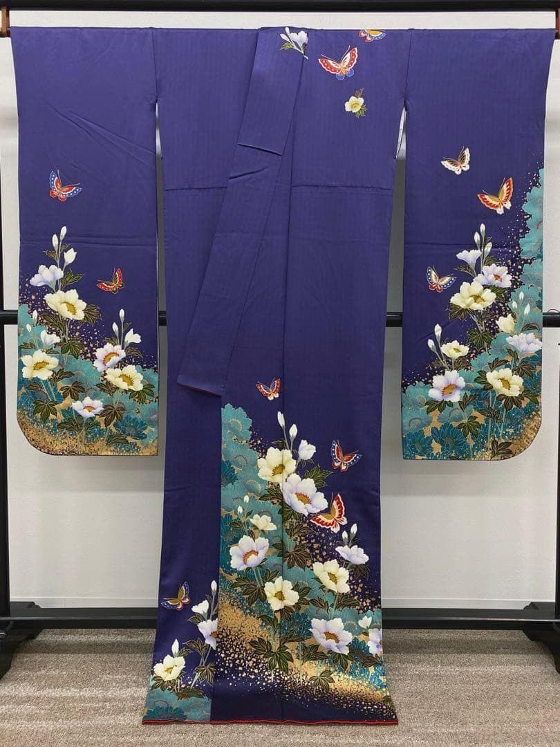 振袖 豪華 蝶 金彩 身丈171cm MO2964 - メルカリ