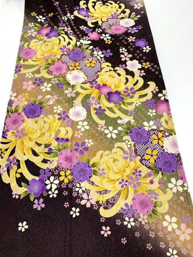 振袖 金刺繍 金通し 金彩 身丈17cm MO3448 - メルカリ