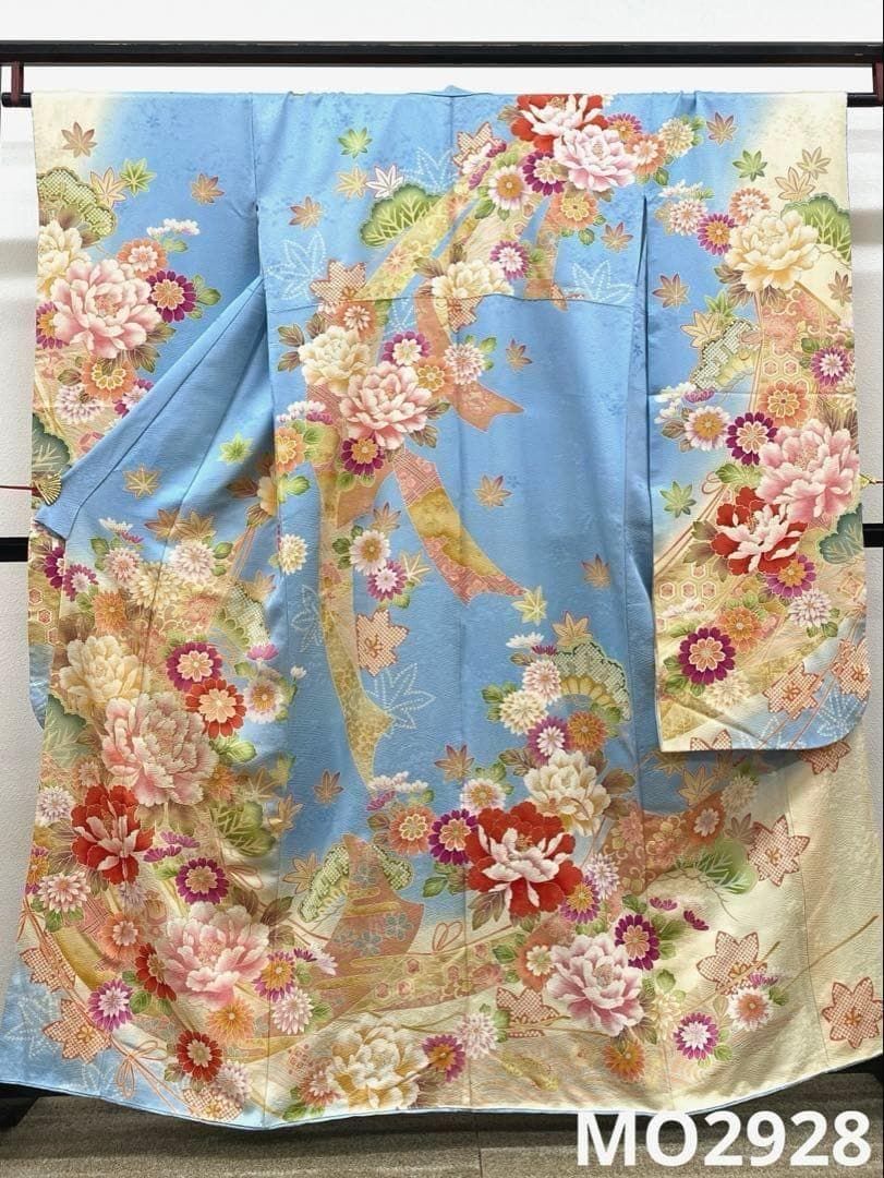 振袖 豪華 金駒 紋意匠 身丈151cm 撥水加工済 小柄向き MO2928