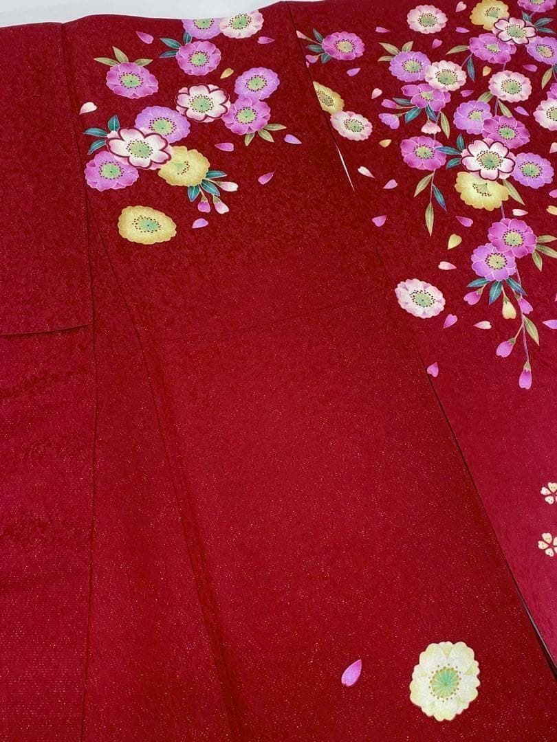 振袖 刺繍 銀通し 紋意匠 身丈168cmパールトーン加工済 MO3471 - メルカリ