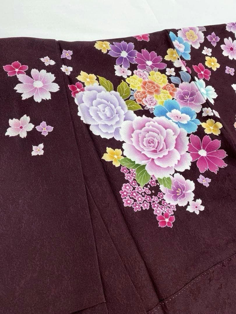 振袖 豪華 紋意匠 薔薇 身丈147cm 撥水加工済 小柄向き MO3078