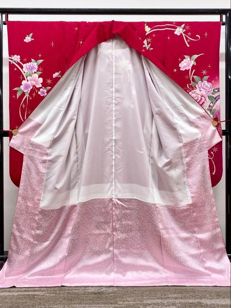 振袖 豪華 銀通し 刺繍 金彩 身丈171cm MO2814 - メルカリ