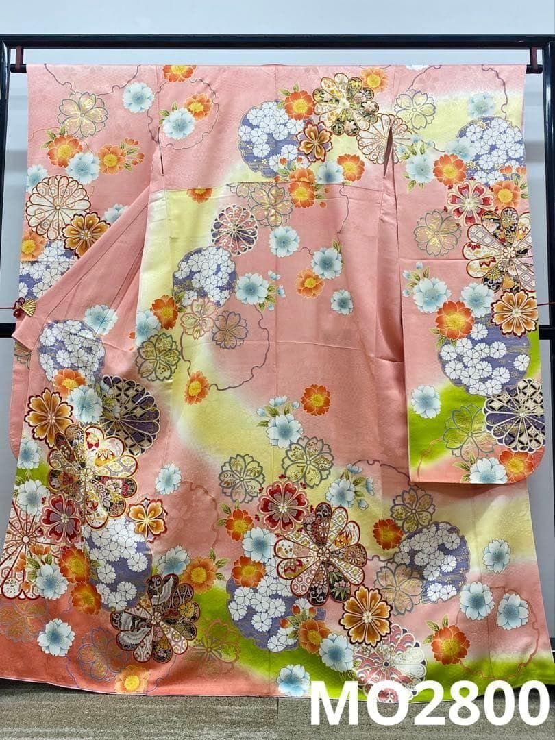 振袖 豪華 金駒 金彩 紋意匠 身丈162cm 撥水加工済 MO2800