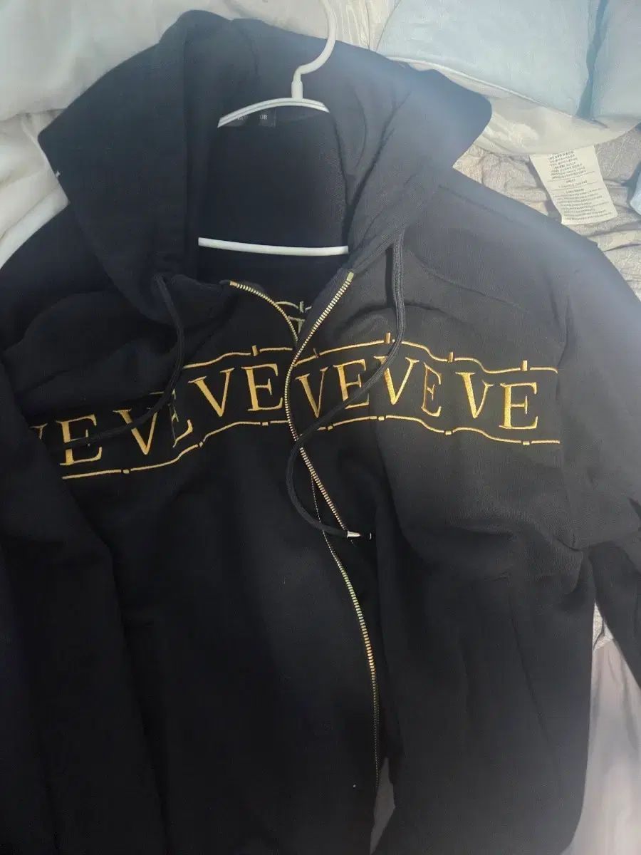 ブラックフーディー ジップアップ セット XL