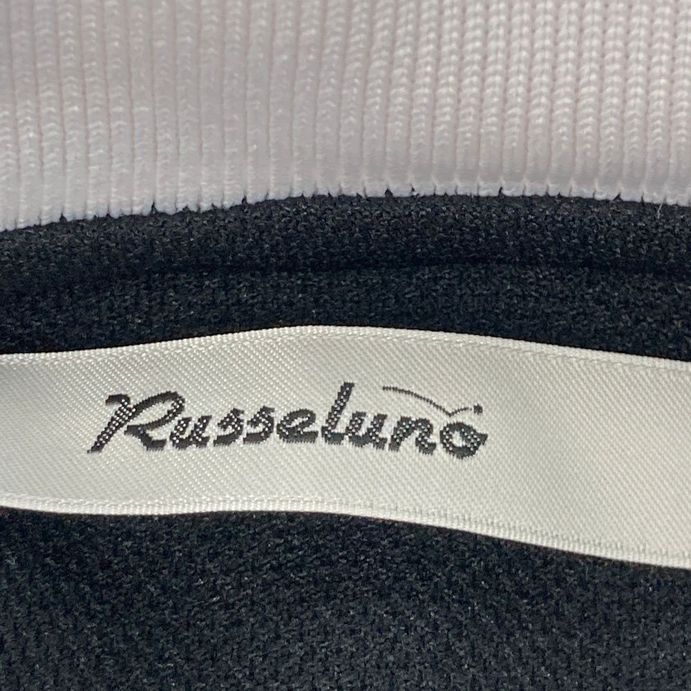サイズ：6 RUSSELUNO ラッセルノ 半袖ポロシャツ ブラック系