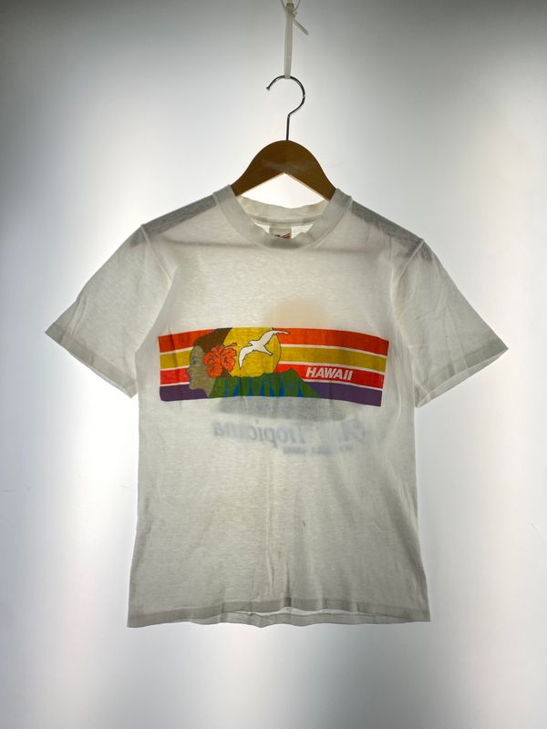 【中古品】 SUNSTROKES サンストローク 70-80S AIT TROPICANA TEE トロピカーナ Tシャツ トップス 【146-260619-jt-09-min】