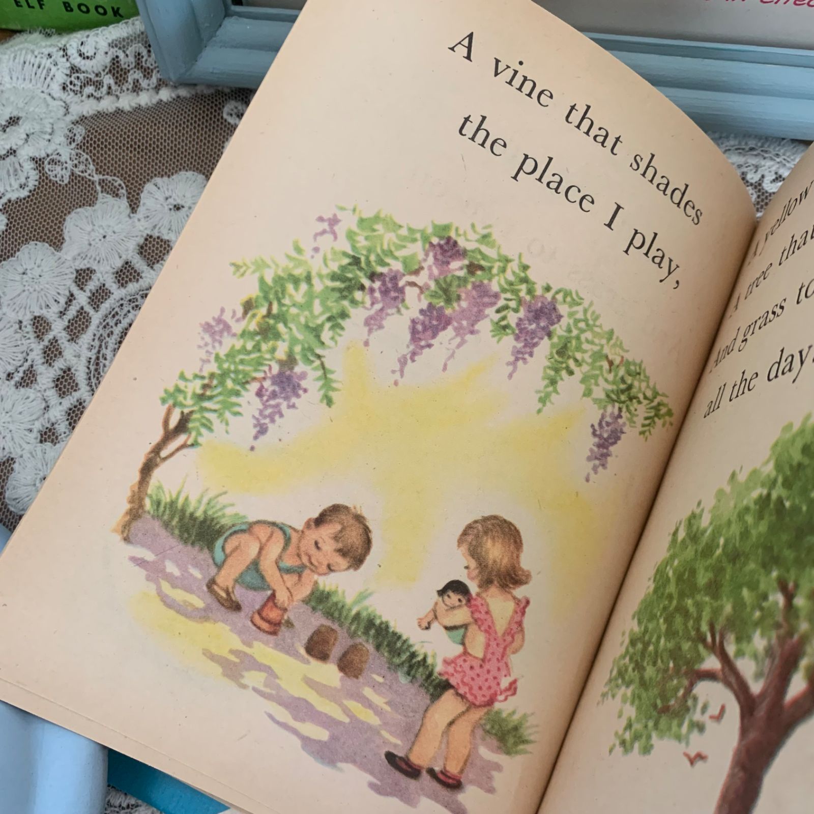 ヴィンテージ絵本 Rand McNally Junior Elf Book ジャンクジャーナル