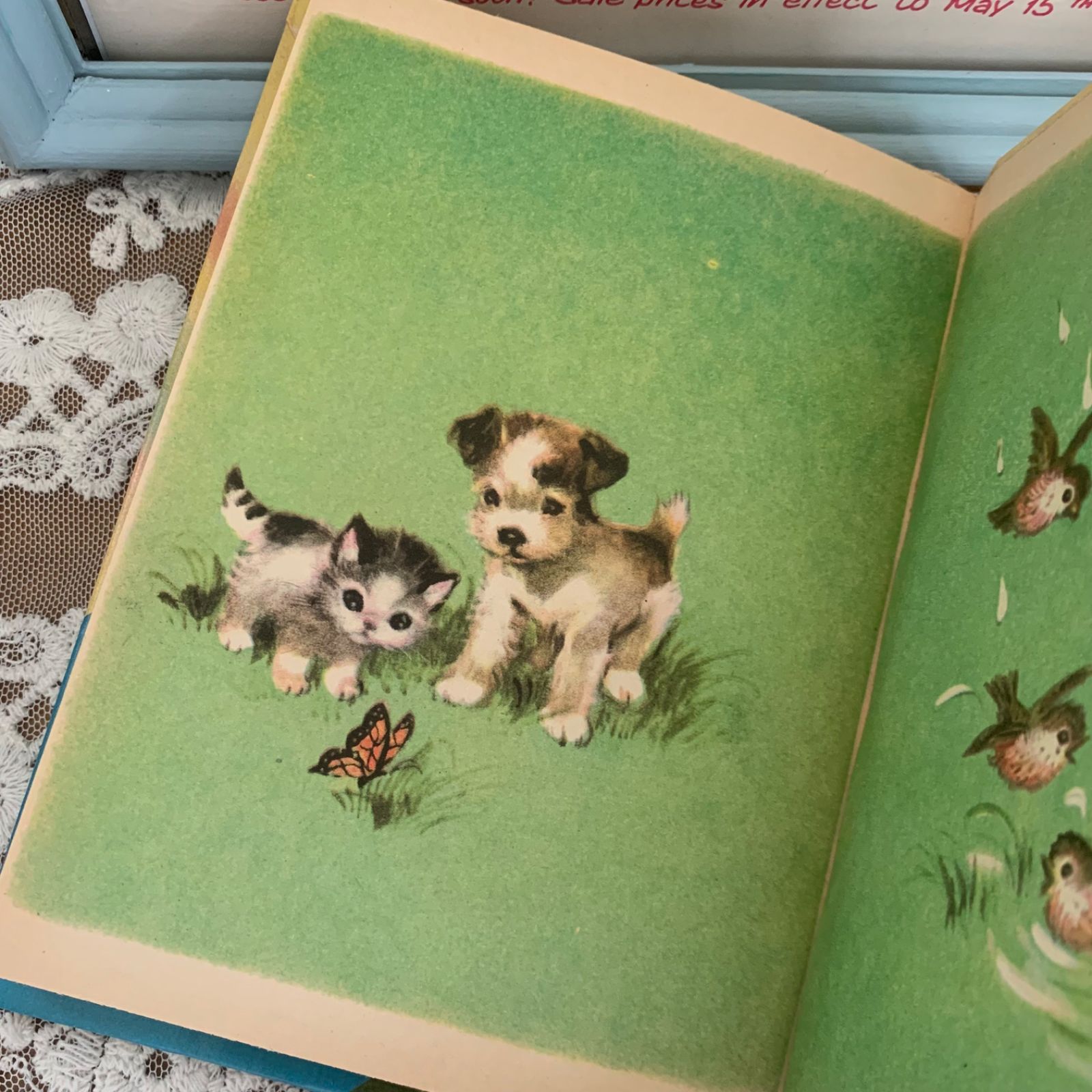 ヴィンテージ絵本 Rand McNally Junior Elf Book ジャンクジャーナル