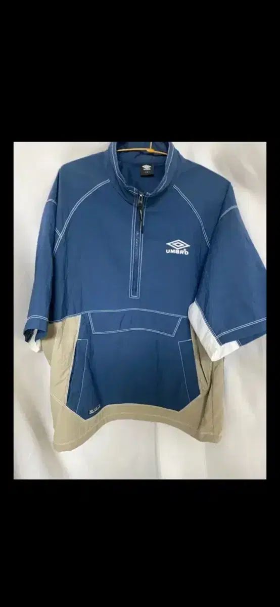 umbro スティッチ バイカラー ウーブン 半袖 Anorak（アノラック） ウィンドブレーカー 95