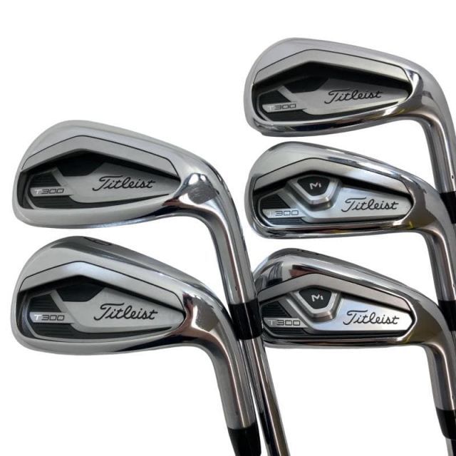 【中古】 タイトリスト Titleist T300(2021) 5S アイアンセット IR NS PRO 105T (フレックスS) メンズ 男性用 右利き 右用 Cランク ゴルフクラブ