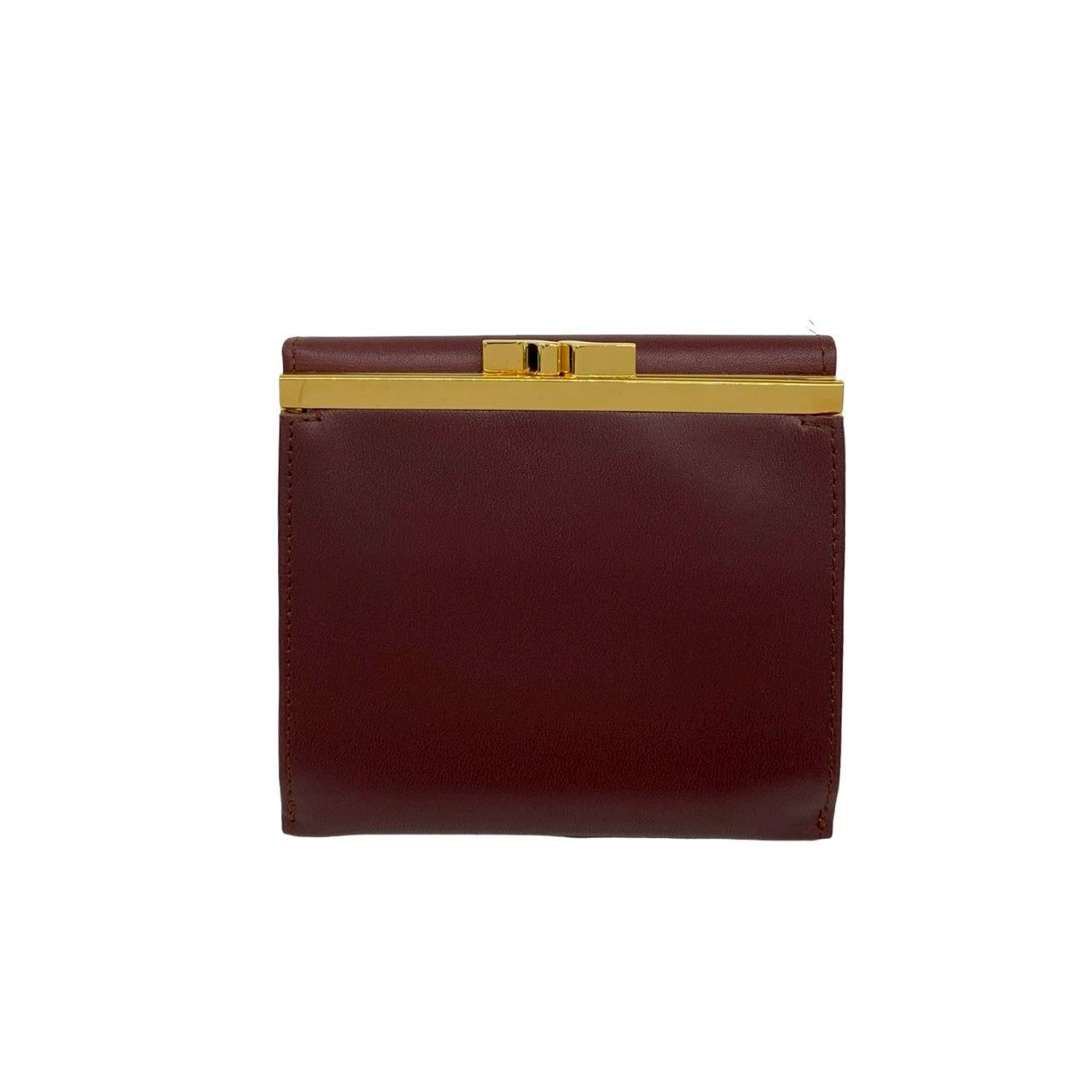 極 美品 箱付き CARTIER カルティエ マストライン レザー 本革 がま口