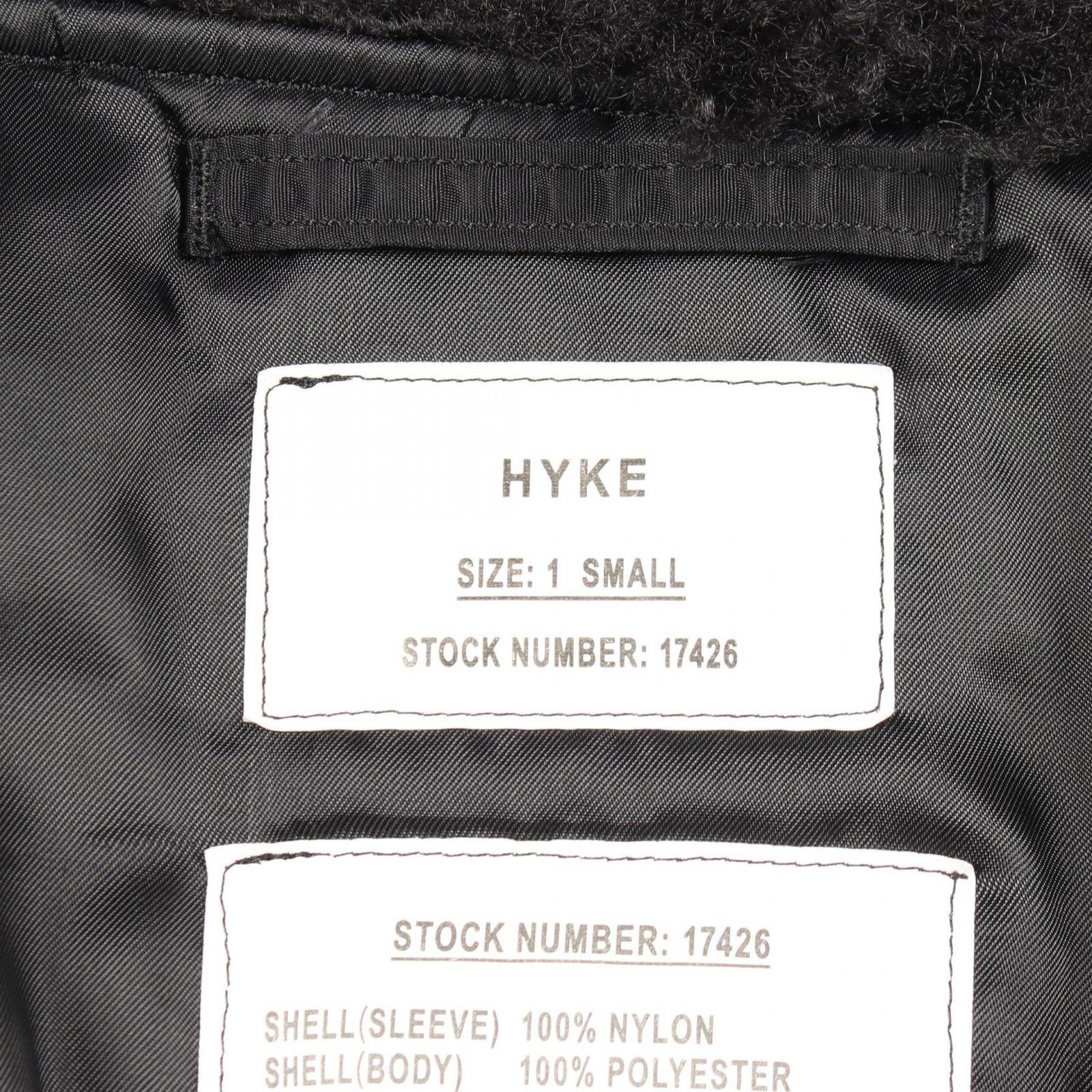 ハイク HYKE FAUX SHEARING TYPE MA-1 切替 中綿 ナイロン ジャケット レディース Used A