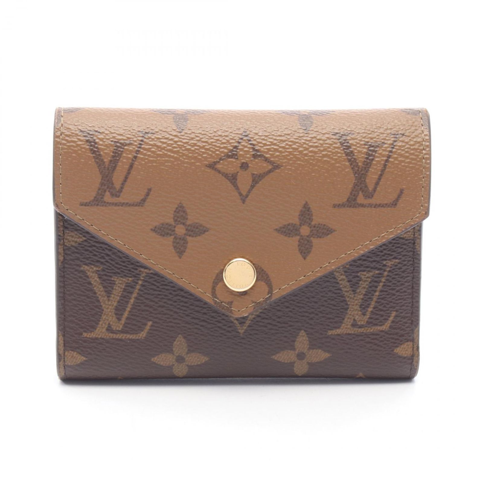 ルイ・ヴィトン LOUIS VUITTON 三つ折り財布 ポルトフォイユヴィクトリーヌ モノグラムリバース M81557 PVCコーティングキャンバス ポルトフォイユ・ヴィクトリーヌ