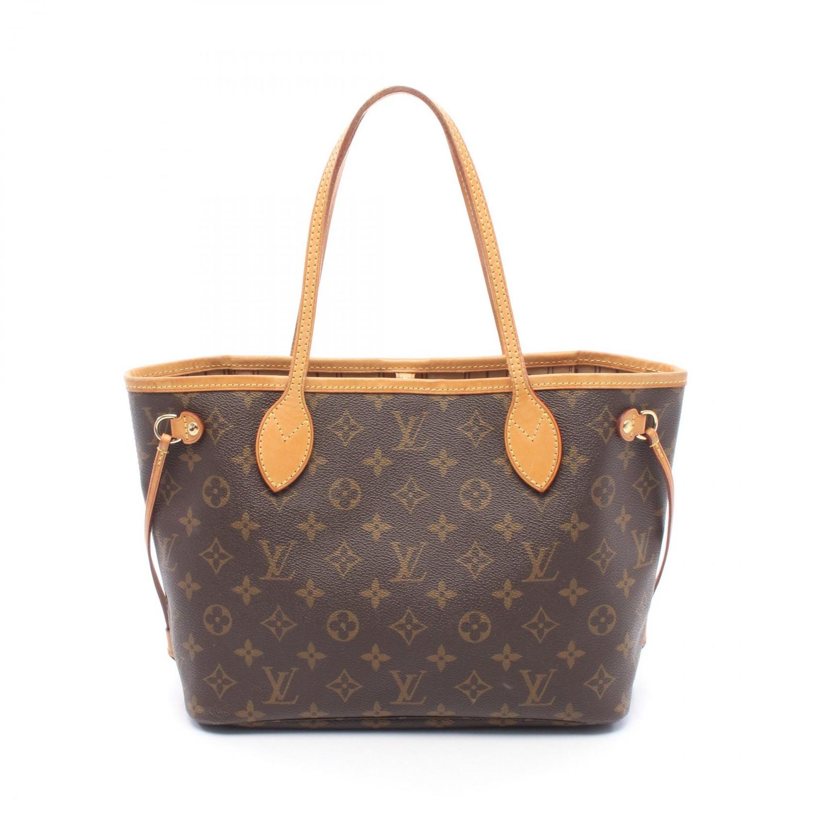 ルイ・ヴィトン LOUIS VUITTON トートバッグ ネヴァーフルPM モノグラム M40155 PVCコーティングキャンバス レザー ネヴァーフルPM レディース Used B