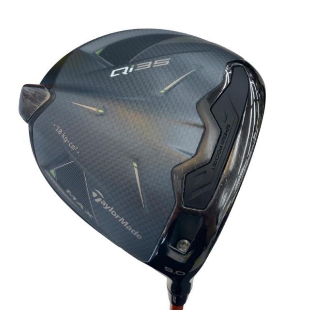 【中古】 テーラーメイド Qi35 MAX 9° ドライバー DR 純正特注シャフト (フレックスS) メンズ 男性用 右利き 右用 Cランク ゴルフクラブ