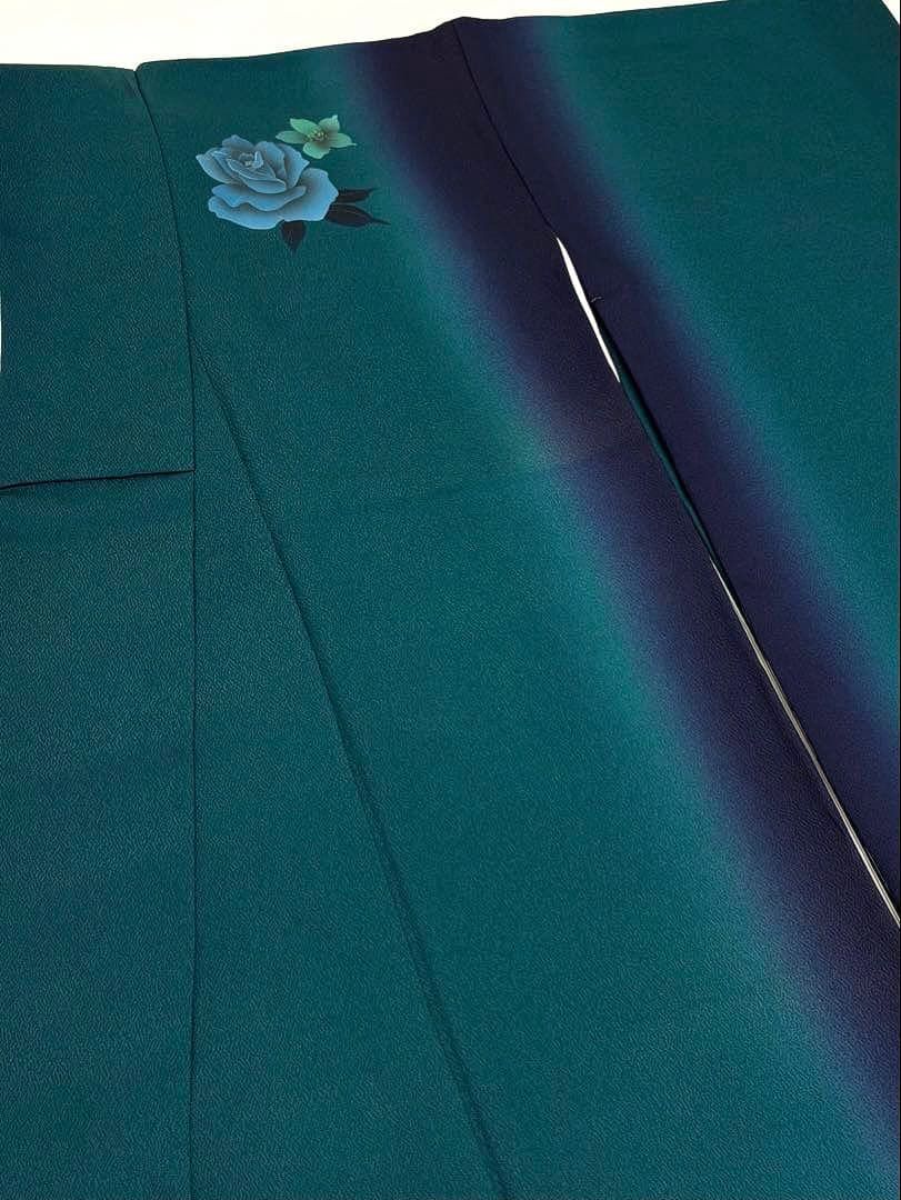 振袖 銀彩 薔薇 身丈159cm HKT014