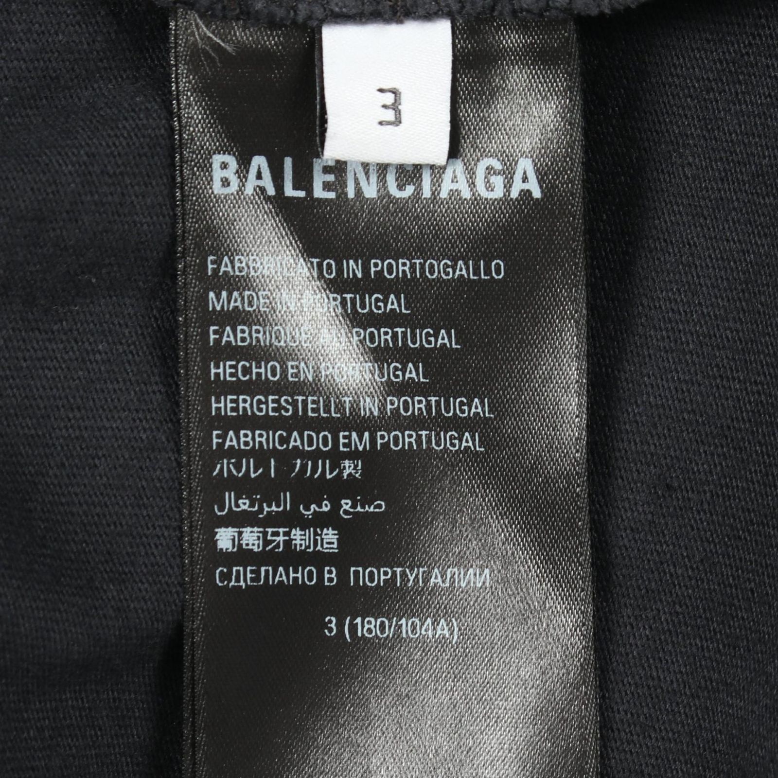 バレンシアガ BALENCIAGA 長袖Tシャツ DIY METAL 699191 コットン 長袖