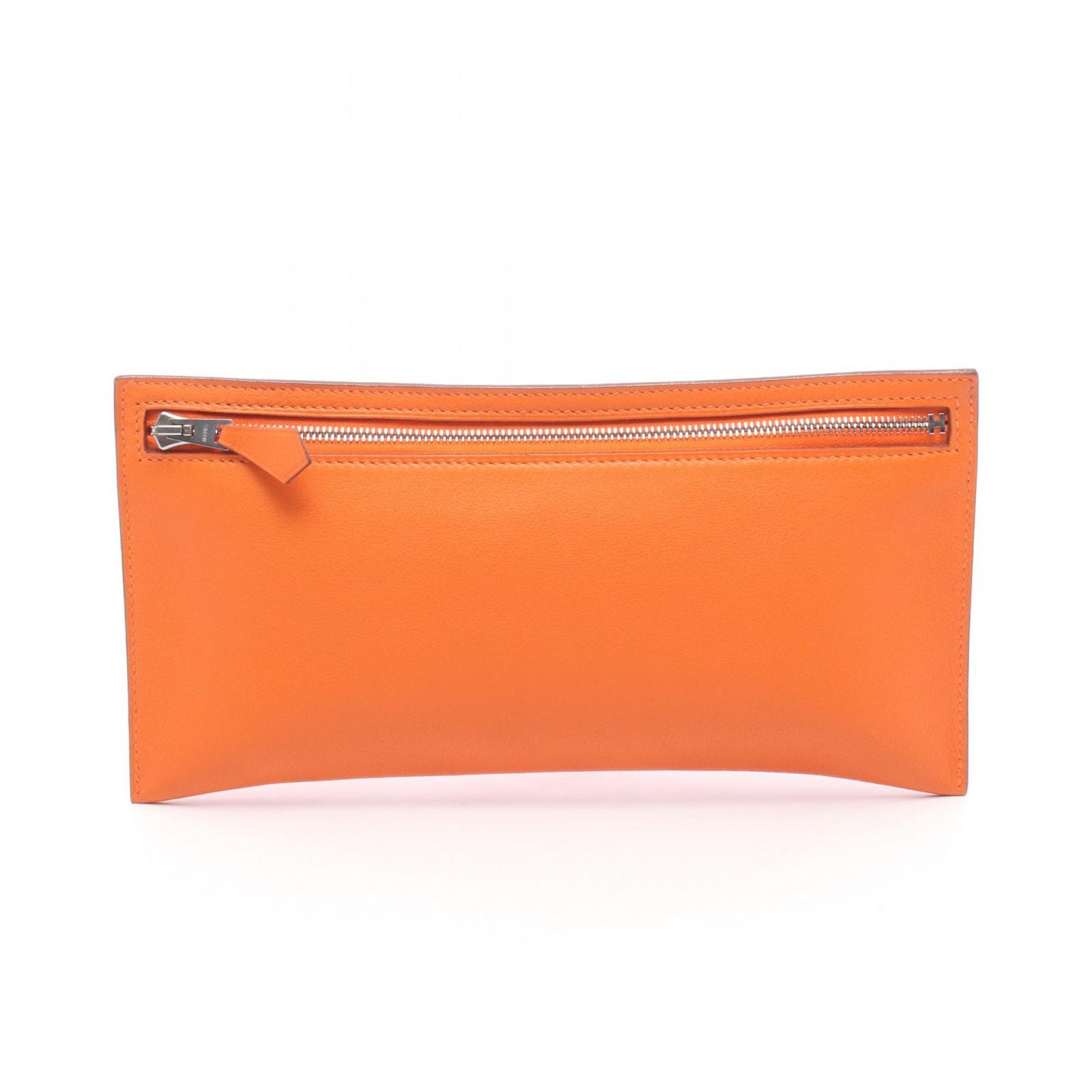 エルメス HERMES ポーチ ジップザップ フラップポーチ 札入れ コインケース オレンジ その他 ジップザップ ポーチ オレンジ レディース Used A