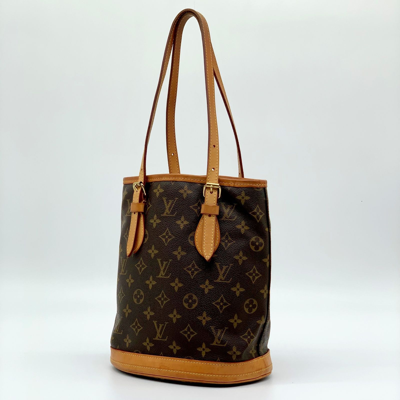 LOUIS VUITTON バケット PM モノグラム トート ショルダーバッグ M42238 【状態ランク：S】