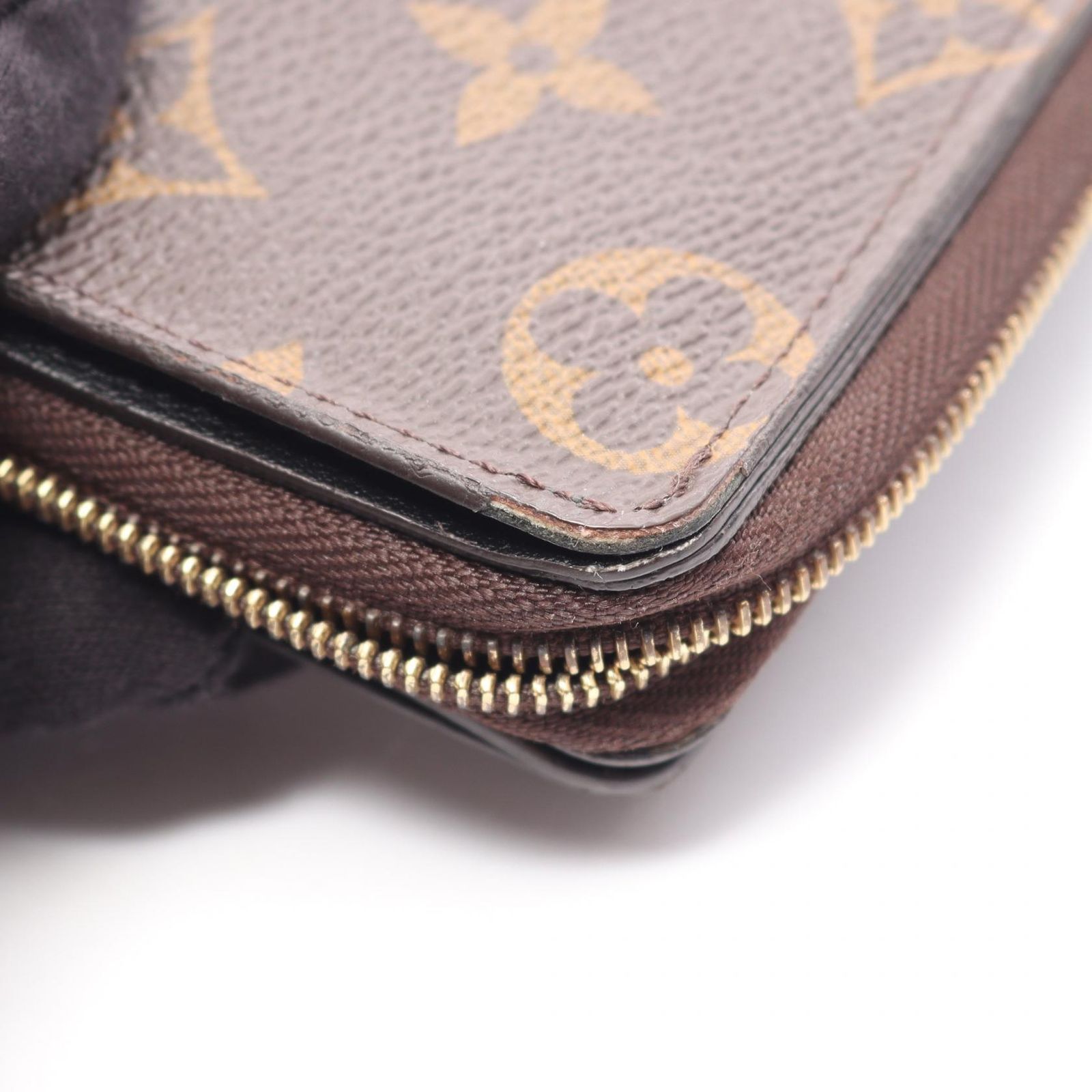 ルイ・ヴィトン LOUIS VUITTON 二つ折り財布 ポルトフォイユ ルー モノグラムリバース M81461 PVCコーティングキャンバス ポルトフォイユ・ルー レディース Used B