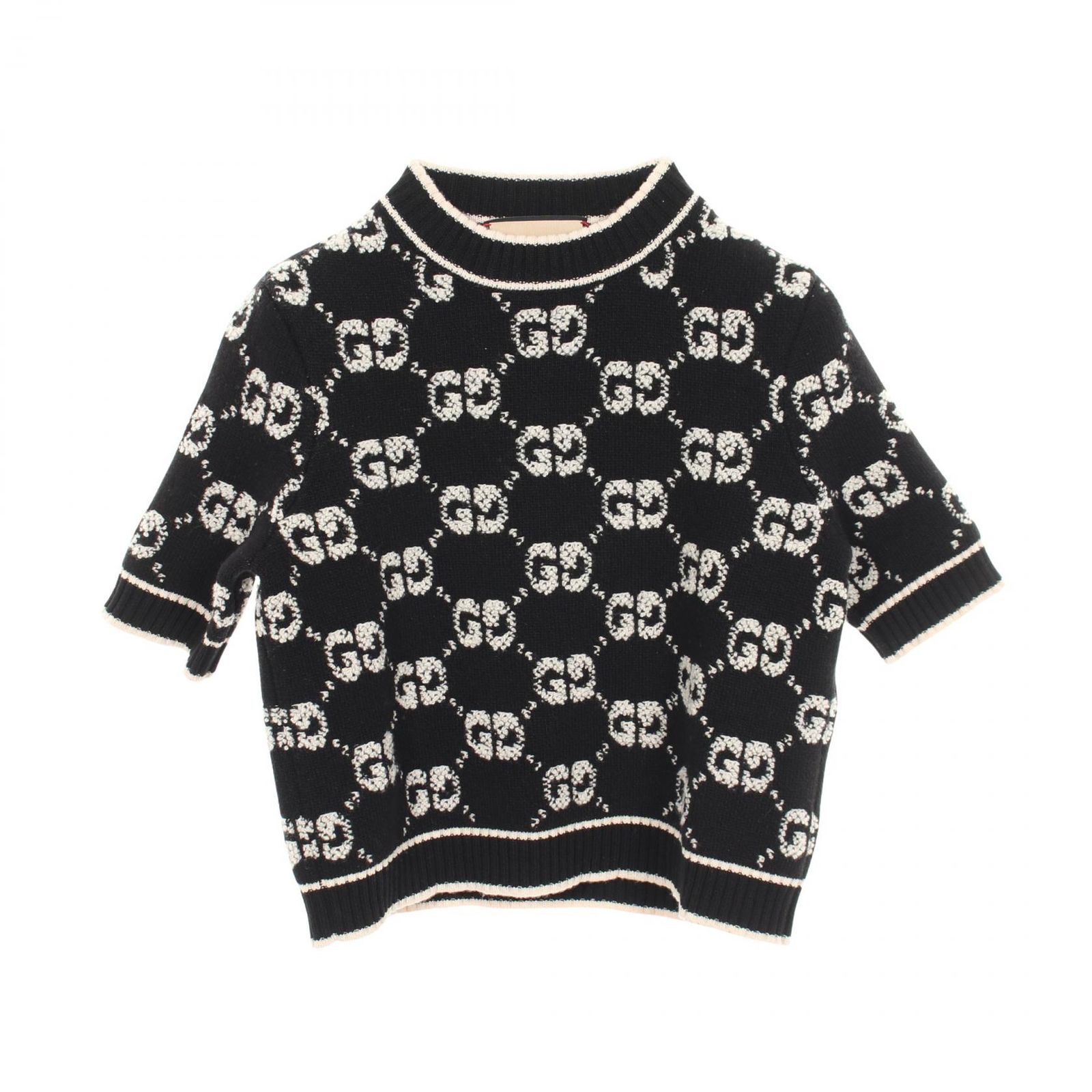 グッチ GUCCI ニット GGブークレウールジャカード 770059 ウール ニット レディース Used A