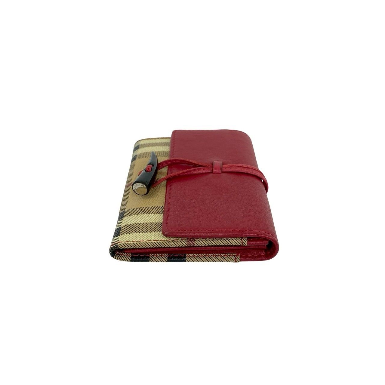 極 美品 BURBERRY バーバリー ノバチェック シャドーホース 柄 レザー