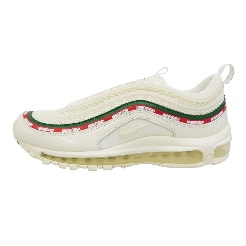 NIKE ナイキ UNDEFEATED アンディフィーテッド AJ1986-100 ×UNDEFEATED アンディフィーテッド Air Max 97 OG エアマックス ローカット スニーカー ホワイト系 27cm【中古】