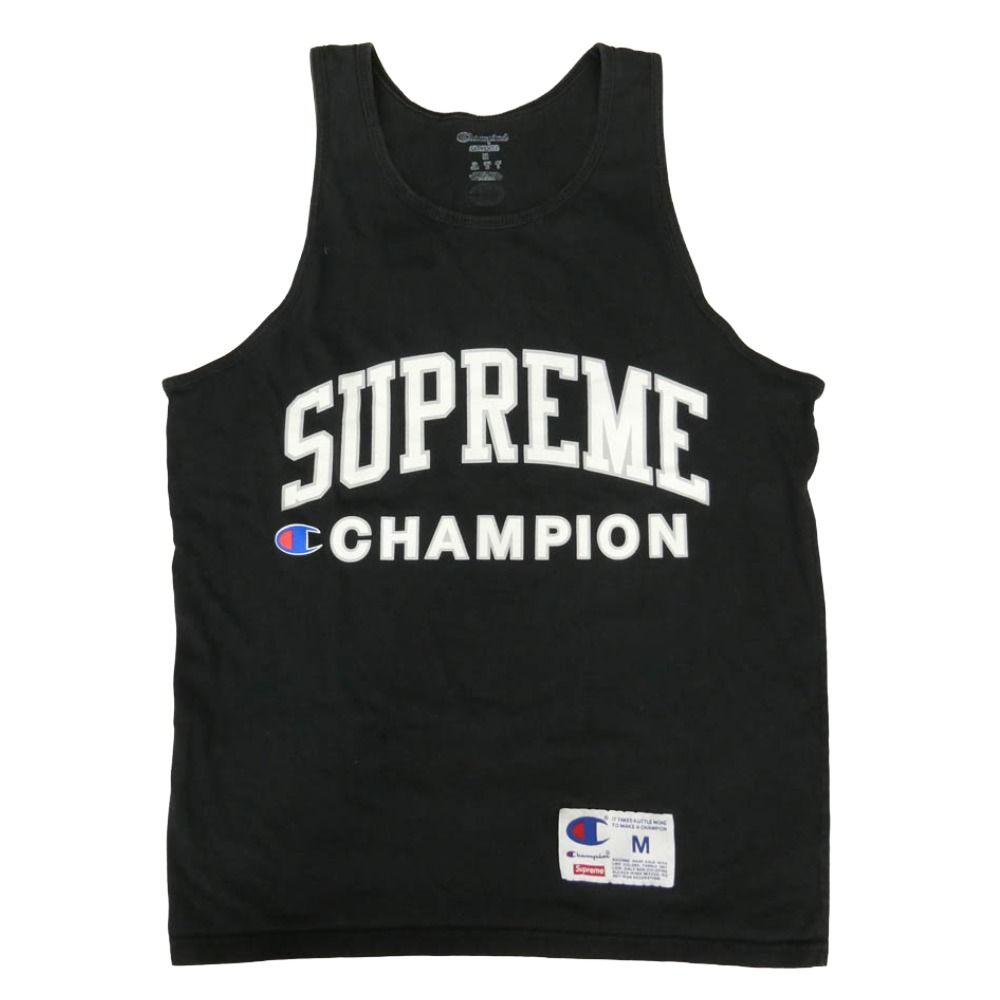 Supreme シュプリーム 17SS Champion チャンピオン TANK TOP タンクトップ ノースリーブ カットソー M【中古】