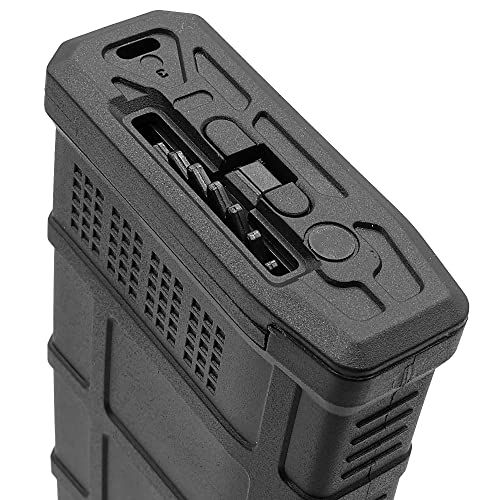 良品武品 東京マルイ 電動ガン M4シリーズ 対応 ポリマーマガジン D-DAY マグプル PMAG GEN.3 レプリカ 350連 多弾 ゼンマイ給弾式 BK (3本セット)e 67ccfdc2
