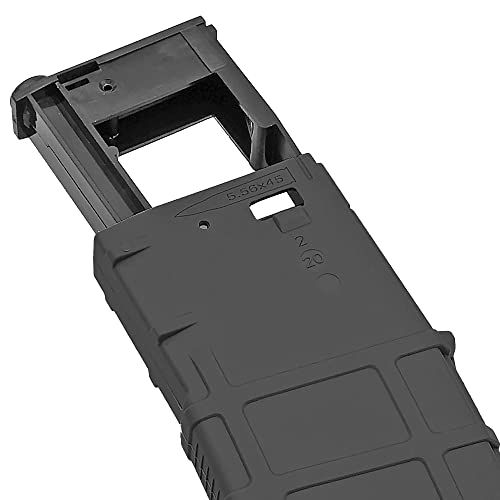 良品武品 東京マルイ 電動ガン M4シリーズ 対応 ポリマーマガジン D-DAY マグプル PMAG GEN.3 レプリカ 350連 多弾 ゼンマイ給弾式 BK (3本セット)e 67ccfdc2