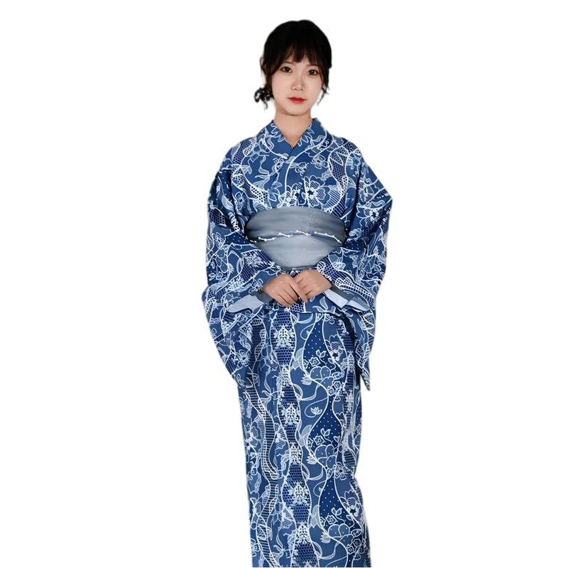 [HOHO AYUMU] レディース レース 二部式浴衣 セパレート浴衣セット 羽織?キャミワンピース 通年用 クラシック ファッション 簡単着付け 心地よい触感 夏服 祭り 花火大会e d97b9d7e