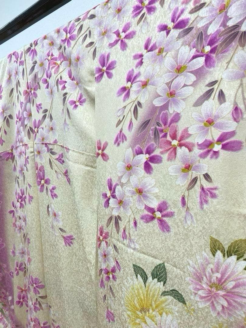 振袖 金駒 豪華 刺繍 身丈 153cm 小柄向き 振袖 金駒 豪華 刺繍 身丈
