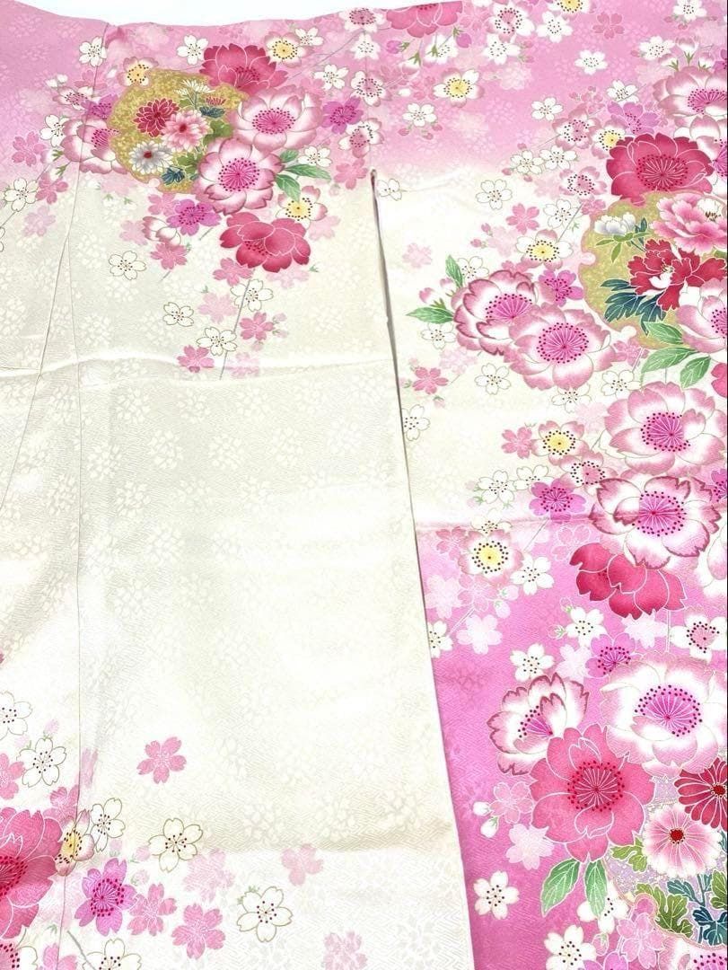 送料無料】振袖 豪華 金駒 金彩 紋意匠 身丈156cm 撥水加工済 MO2883