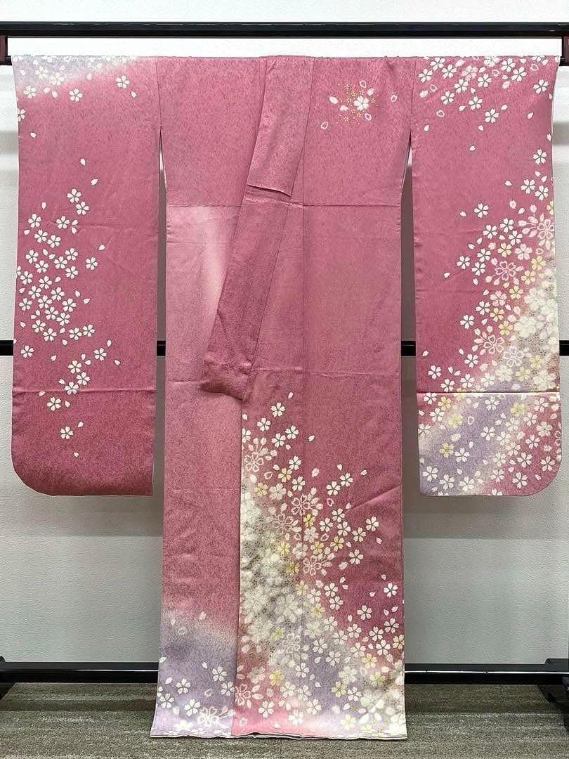 振袖 豪華 銀通し 金駒 金彩 紋意匠 桜尽くし 身丈163cm MO2908