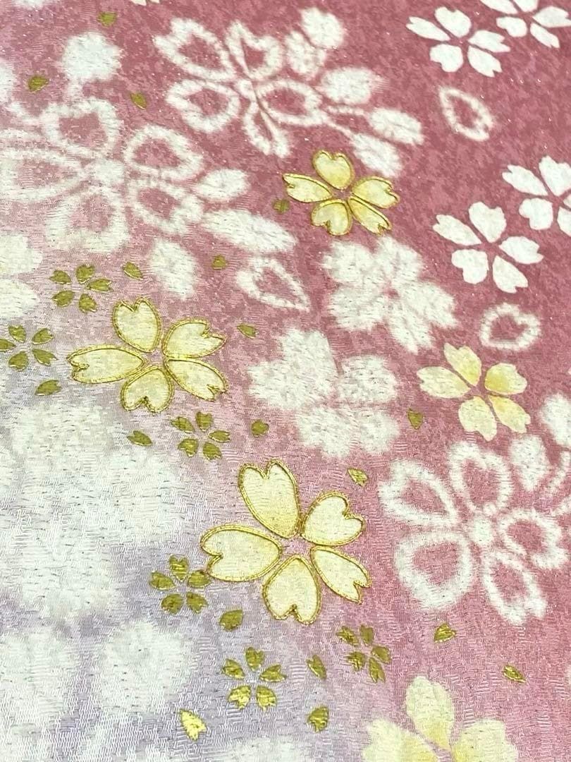 振袖 豪華 銀通し 金駒 金彩 紋意匠 桜尽くし 身丈163cm MO2908