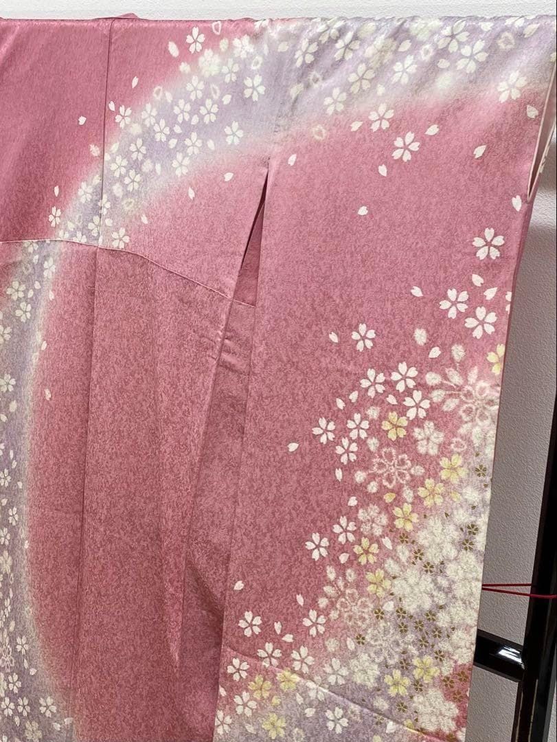 振袖 豪華 銀通し 金駒 金彩 紋意匠 桜尽くし 身丈163cm MO2908
