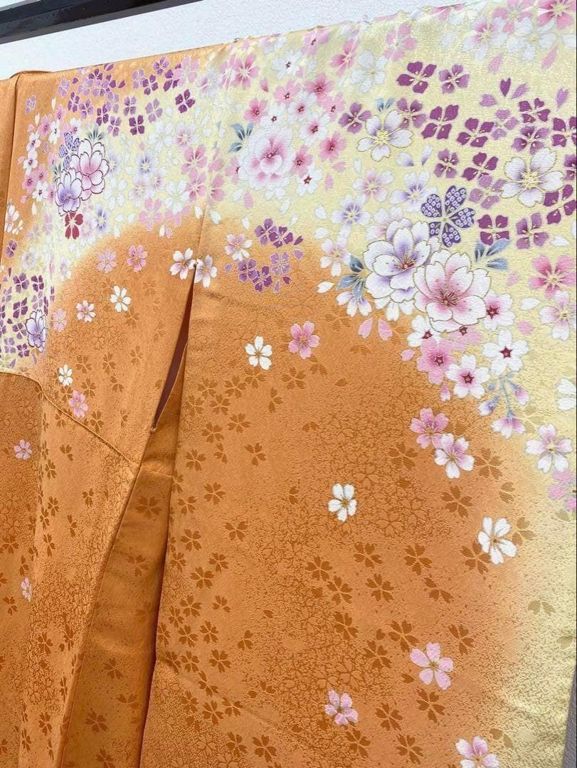 振袖 豪華 金駒 金彩 紋意匠 桜 身丈161cm MO2930