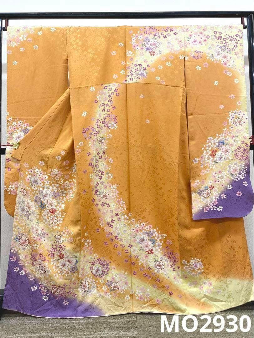 振袖 豪華 金駒 金彩 紋意匠 桜 身丈161cm MO2930