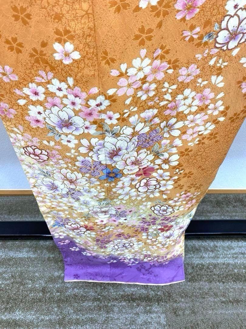振袖 豪華 金駒 金彩 紋意匠 桜 身丈161cm MO2930
