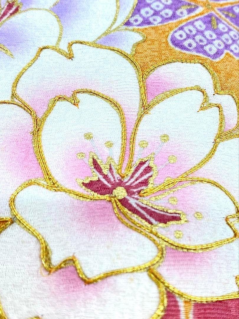 振袖 豪華 金駒 金彩 紋意匠 桜 身丈161cm MO2930