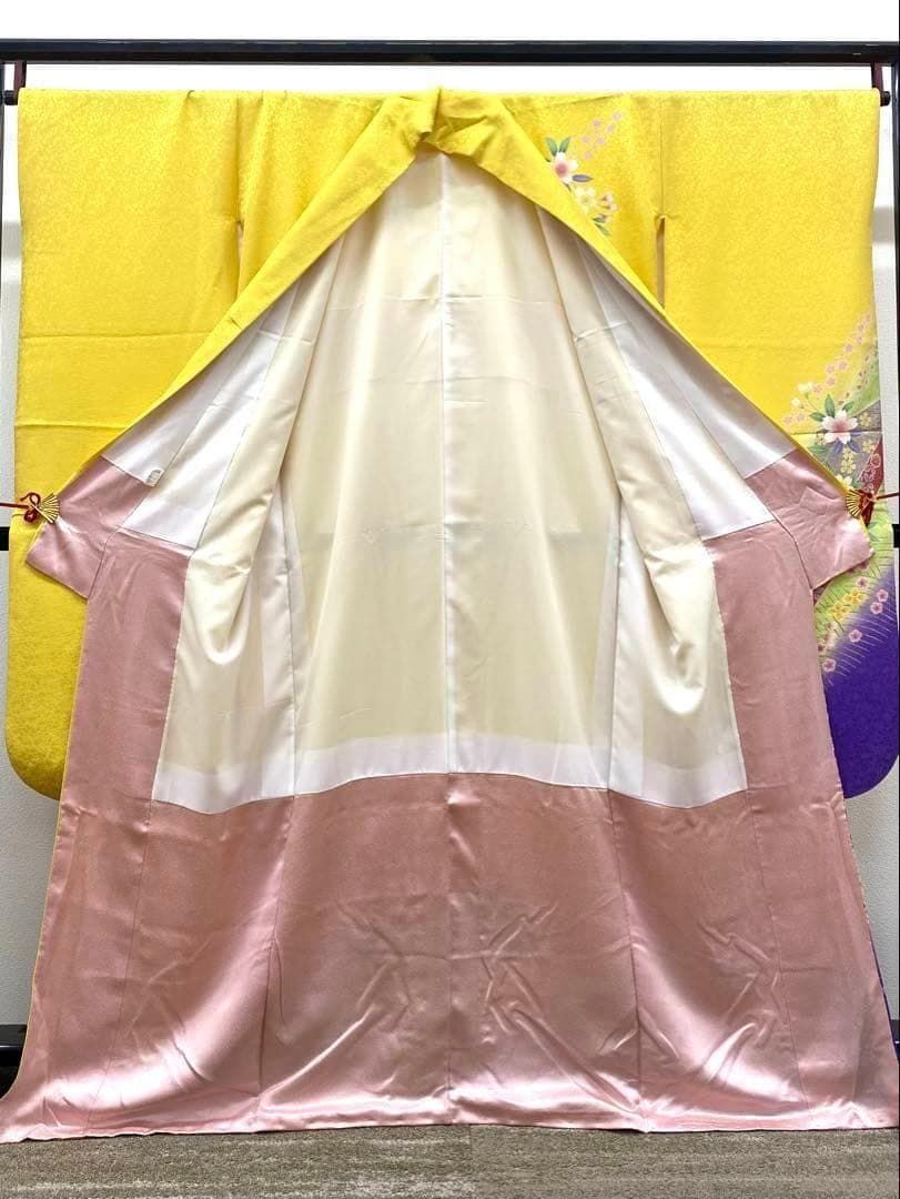 振袖 豪華 銀通し 金駒 金彩 紋意匠 桜 身丈163cm MO2906 - メルカリ